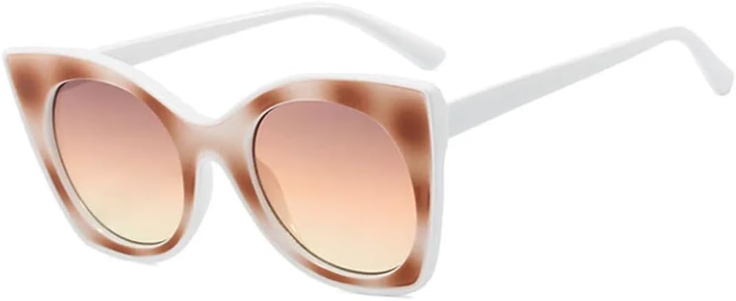 

Солнцезащитные очки Cat Eye Fashion Outdoor Drive для женщин, роскошные мужские солнцезащитные очки для спорта и путешествий с защитой от УФ-излучения UV400 VVTWSSW, White Purple Yellow