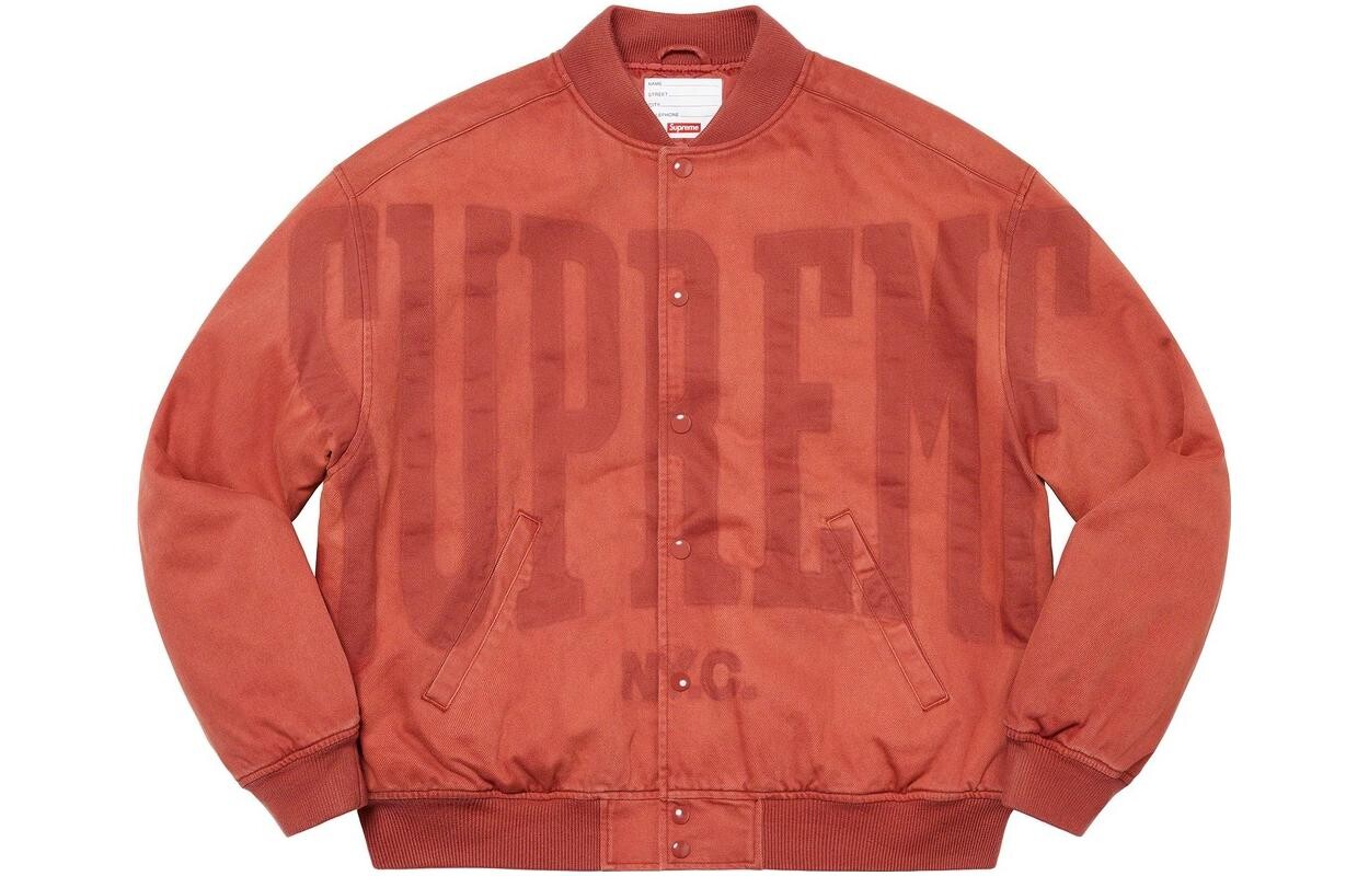 Куртка Supreme Washed Knockout, синий — фото 4