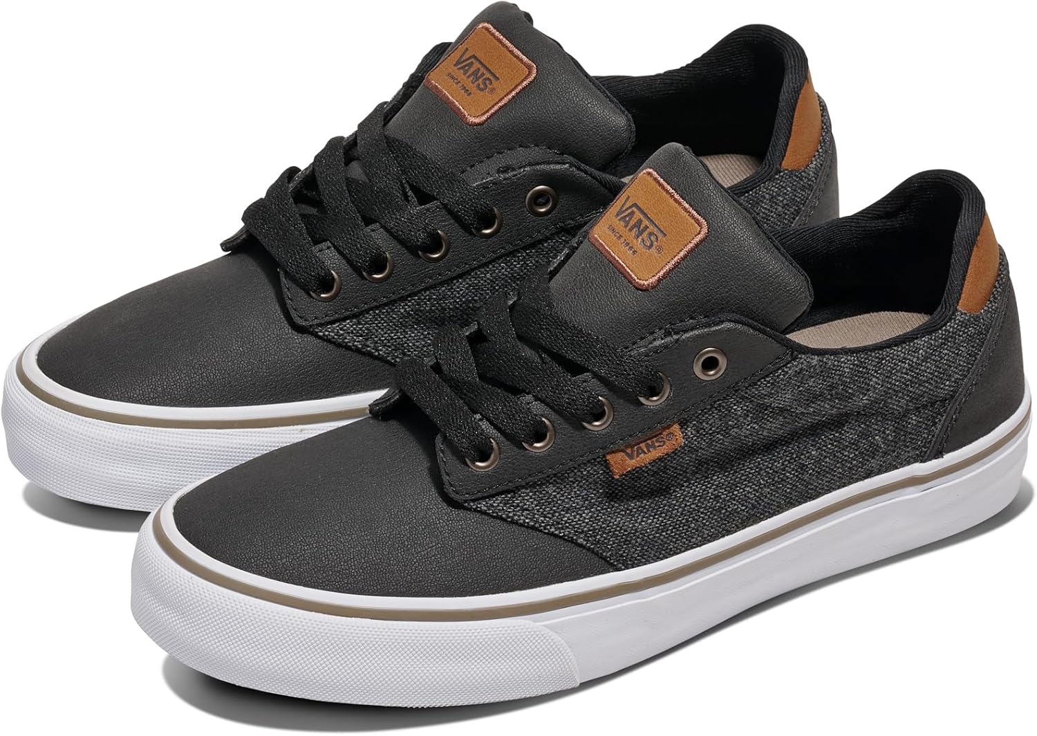 Vans мужские Atwood Deluxe Shoe | низкие модные кроссовки для работы, прогулок и повседневной носки, Black Dachshund — фото 2