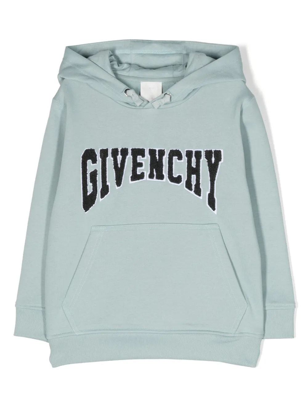 

Худи с нашивкой-логотипом Givenchy Kids, синий
