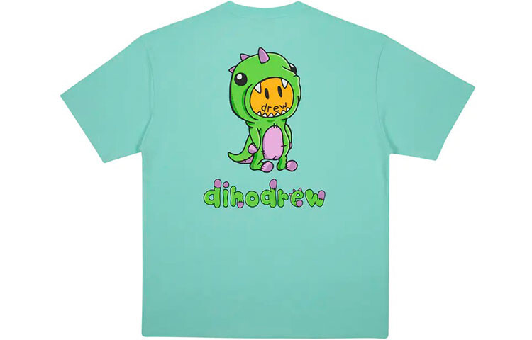 

Футболка серии Dinosaur унисекс светло-зеленая Drew House, светло-зеленый