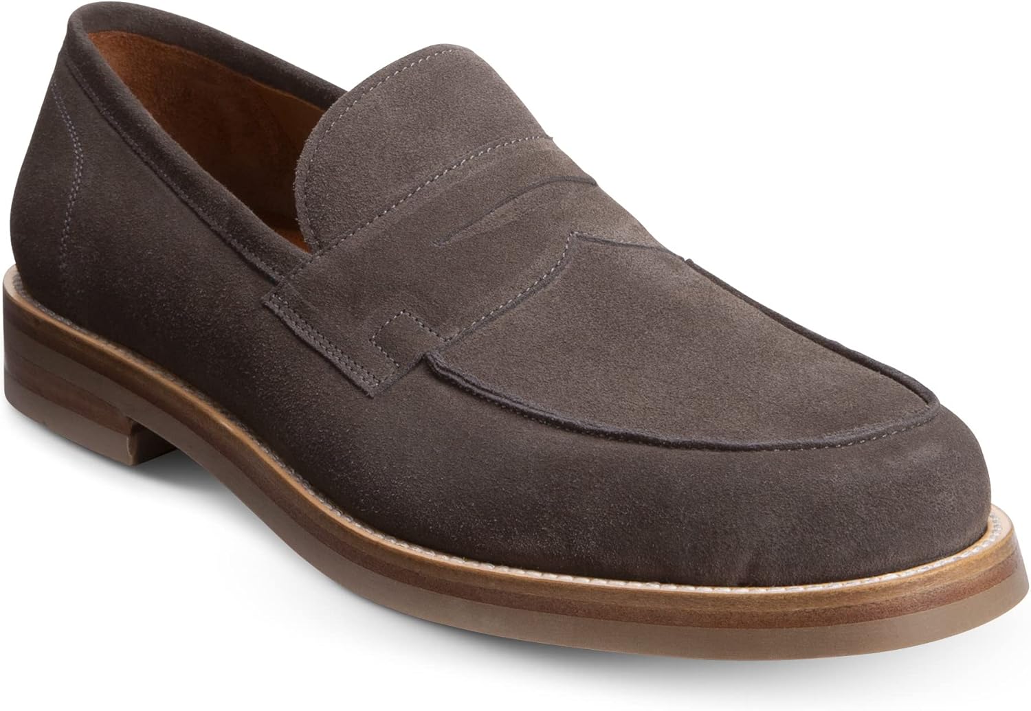Мужские лоферы Allen Edmonds Newton из замши с удобной вставкой, серый