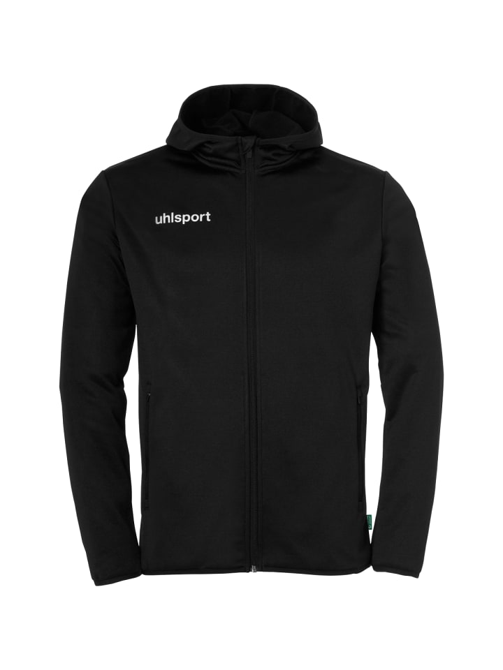 Куртка-трансформер Essential Fleece Jacket черного цвета uhlsport