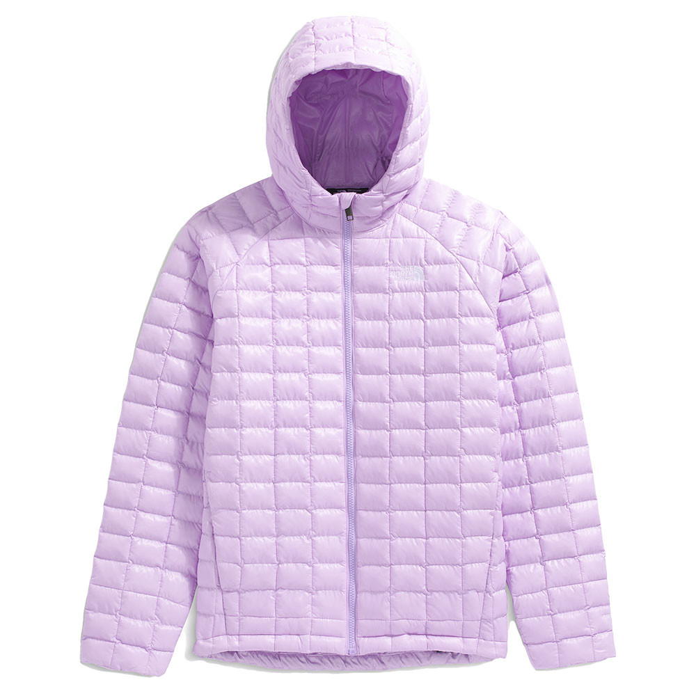

Детская утепленная куртка The North Face Thermoball с капюшоном, Lite Lilac
