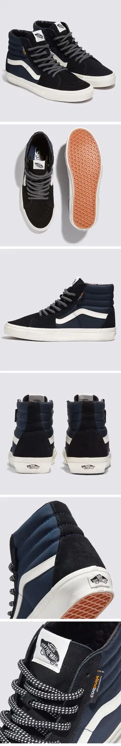 Мужские синие высокие кеды Sk8-Hi Cordura Dress Blue от Vans — фото 3