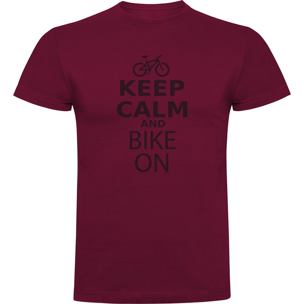 

Футболка Kruskis Keep Calm And Bike On, красный