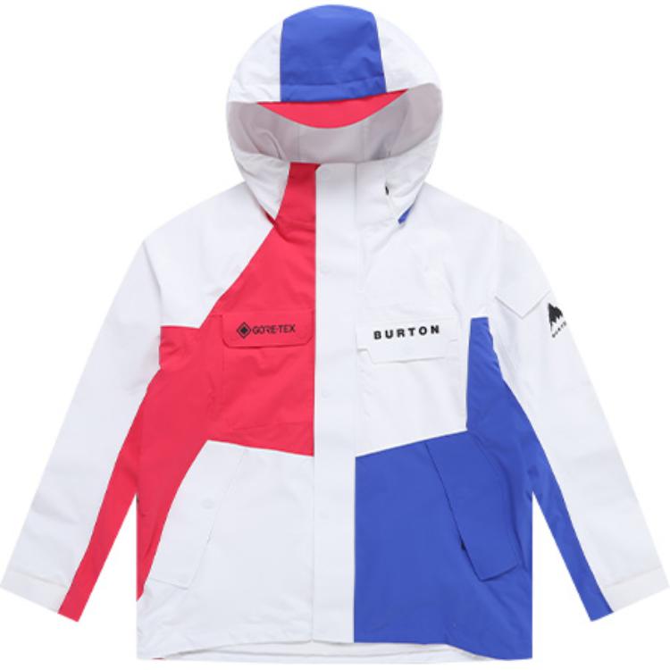 

Goretex Circus Tricolor лыжная куртка Unisex BURTON, белый