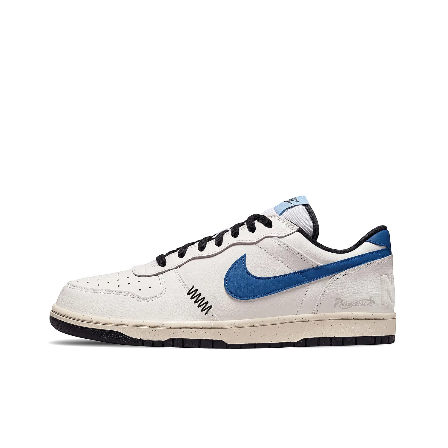 Кроссовки кожаные Nike Big Blue Beige — фото 3