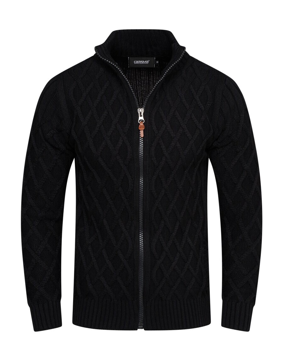 

Вязаный кардиган CARISMA Knit Cardigan ELIJA, черный