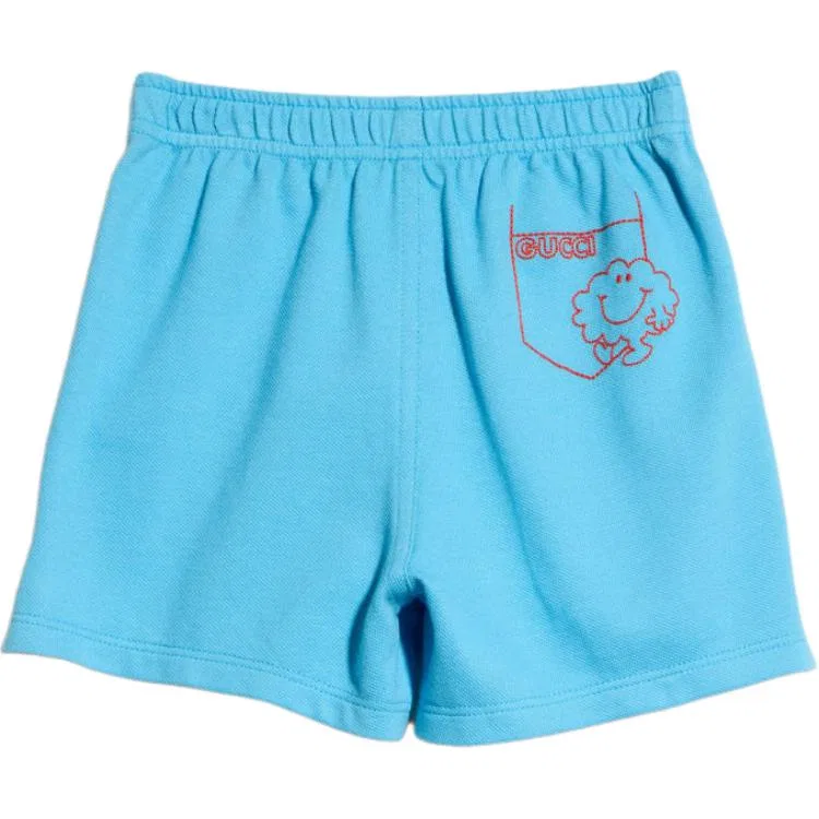 Шорты детские Light Blue GUCCI — фото 4
