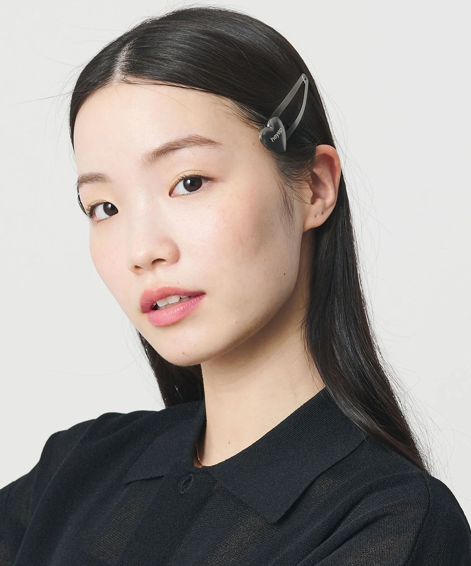 Заколка в форме сердца и ракеты/2P Beauty&Youth United Arrows, Black — фото 2