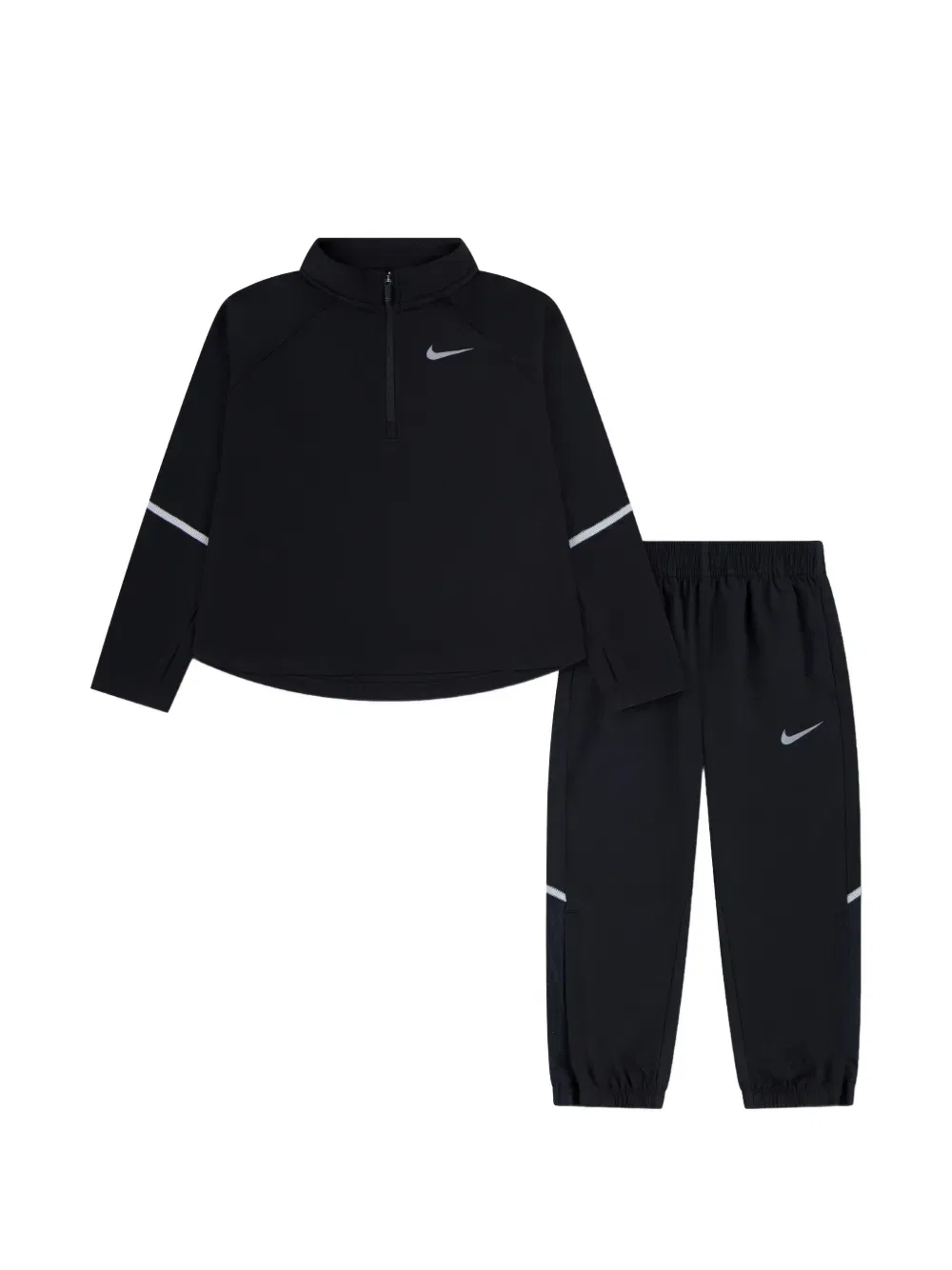 Комплект спортивных костюмов с логотипом (два комплекта) Nike Kids, черный