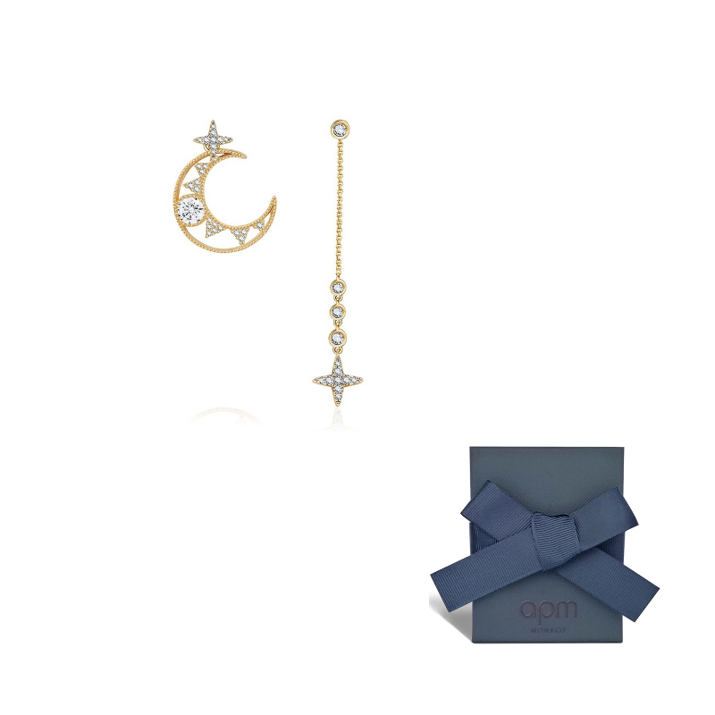 

Серьги SOLEIL для женщин Apm Monaco, золотой серебряный