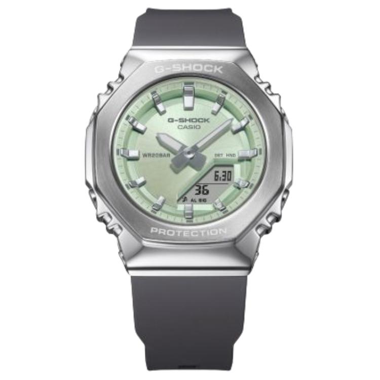 

CASIO Часы Analog Digital G Shock GM S2110 3A, Green Dial