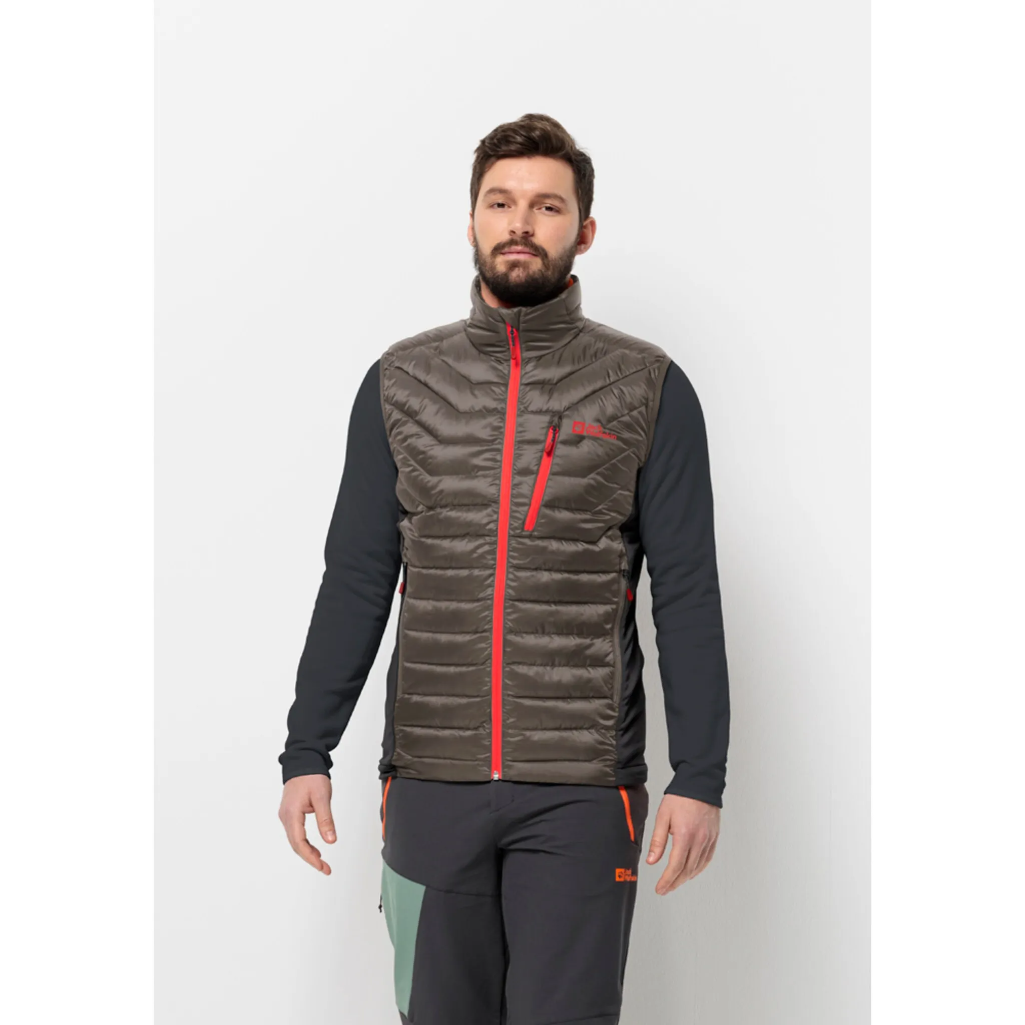 

Функциональный жилет Jack Wolfskin "ROUTEBURN PRO INS VEST M", цвет Cold-Coffee