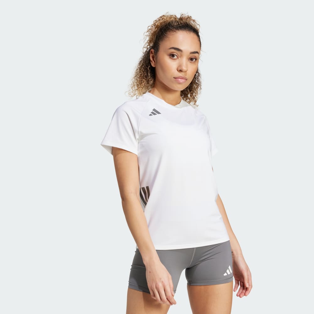 Джерси Adidas HILO Short Sleeve Volleyball Jersey, белый — фото 3