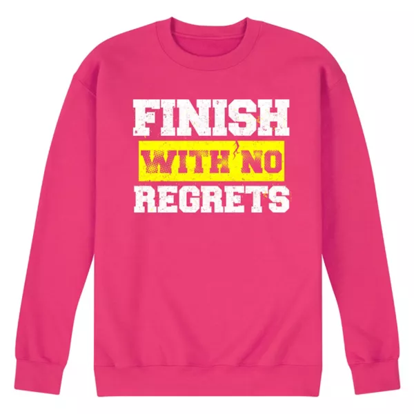 

Мужская флисовая толстовка No Regrets Licensed Character, пурпурный