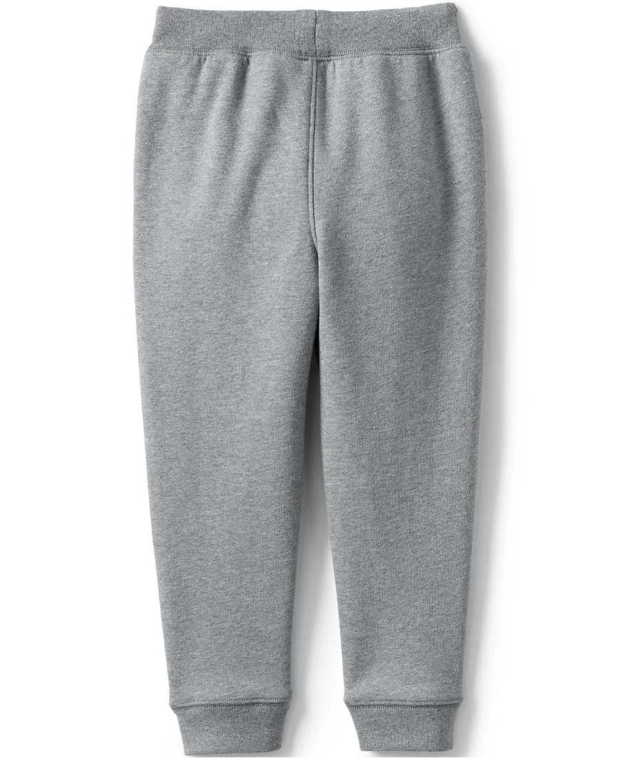 Спортивные штаны для девочек в школьной форме Lands' End, Pewter Heather — фото 4