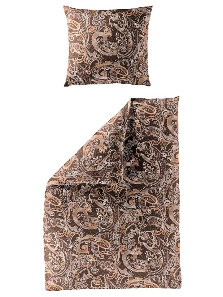 

Постельное белье JACK 2 tlg Biber 135x200cm Paisleymuster, коричневый