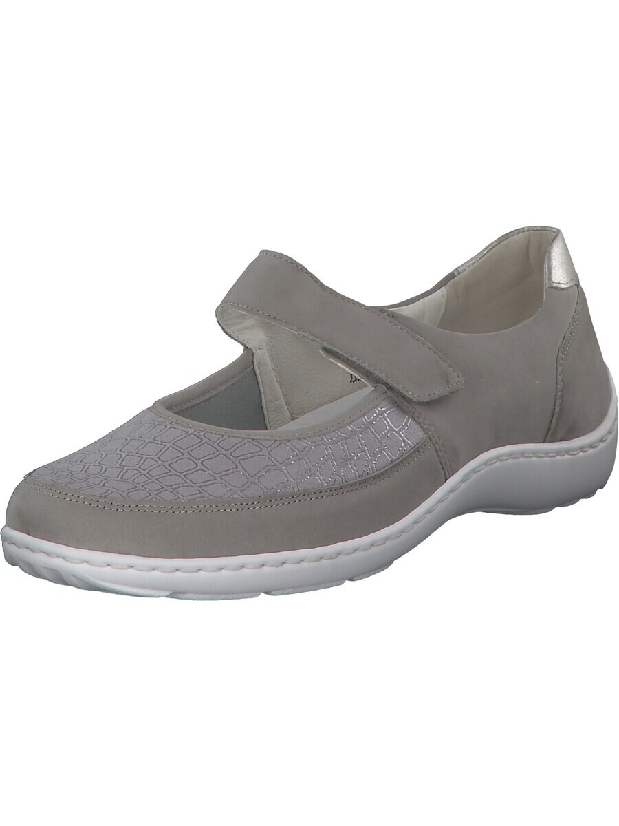 Балетки WALDLÄUFER Ballet Flats with Strap Henni, цвет Stone/Dark grey