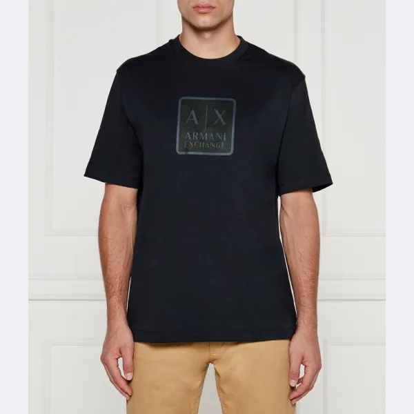 

Футболка стандартного кроя Armani Exchange, синий