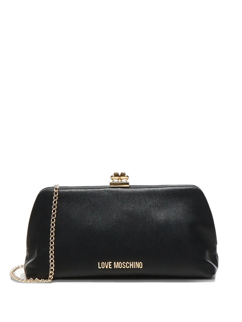 

Клатч с логотипом Love Moschino, черный