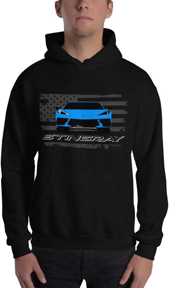 

Толстовка Unisex с принтом Stingray C8 Rapid Blue JG Infinite