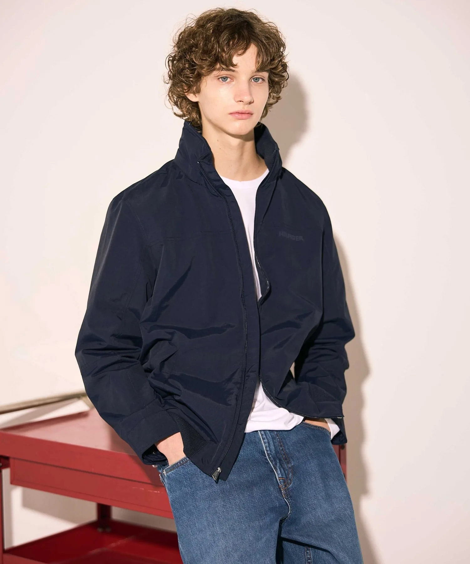 Блузон с воротником-стойкой / Куртка «Регата» TOMMY HILFIGER, Navy DW5 — фото 2