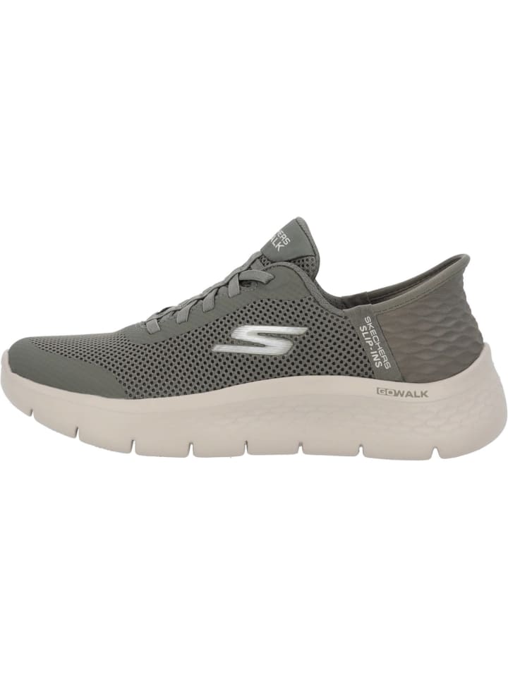 Низкие кроссовки Skechers, оливковый — фото 2