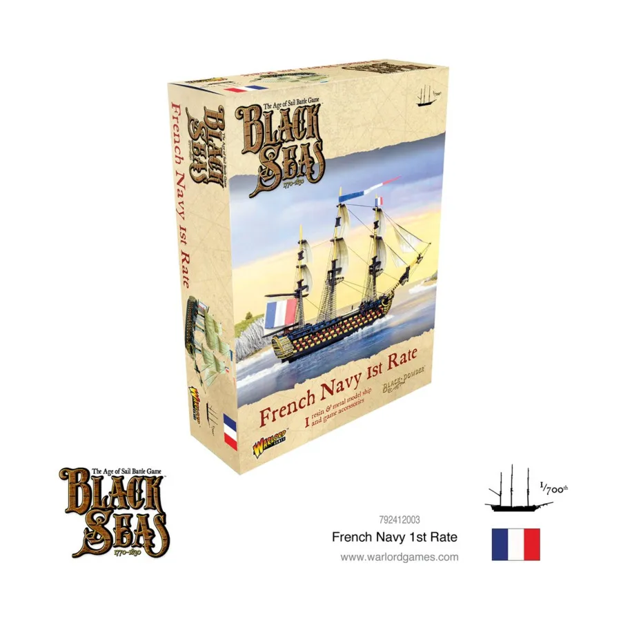 

1-й ранг ВМС Франции, Black Seas (1/700)