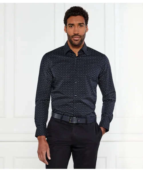 

Рубашка h-joe-kent-c1-214 Regular fit Boss, синий
