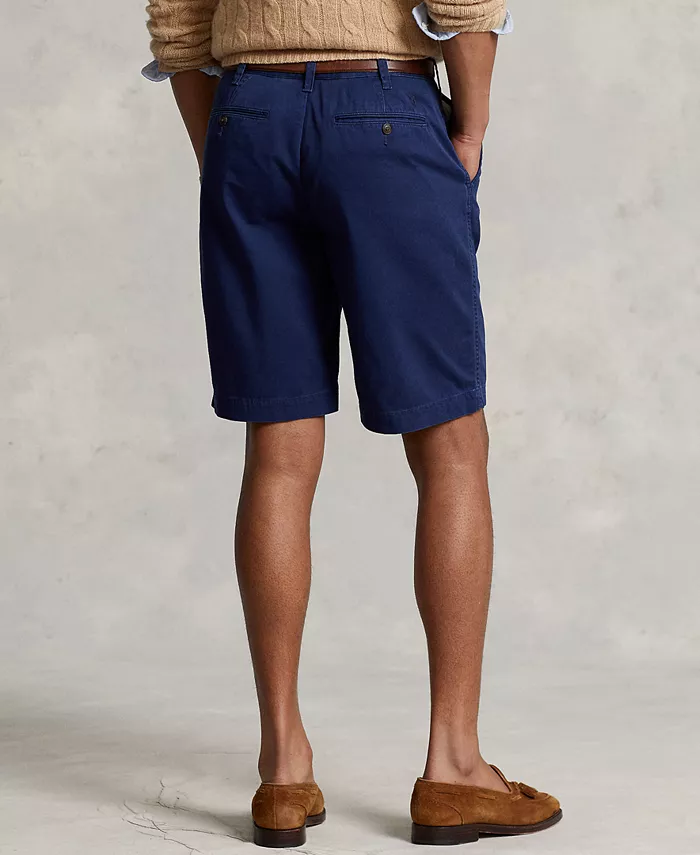 Мужские шорты Relaxed Fit Twill длиной 10 дюймов Polo Ralph Lauren, синий — фото 4