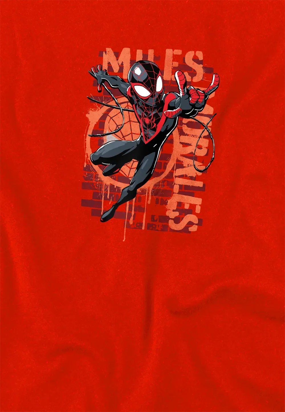 Детская худи с принтом Spider-Man от Marvel, красный — фото 2