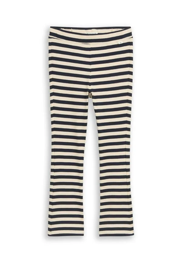 Расклешенные брюки-леггинсы mit streifenmuster Tom Tailor, Dark Blue/Off White Stripe