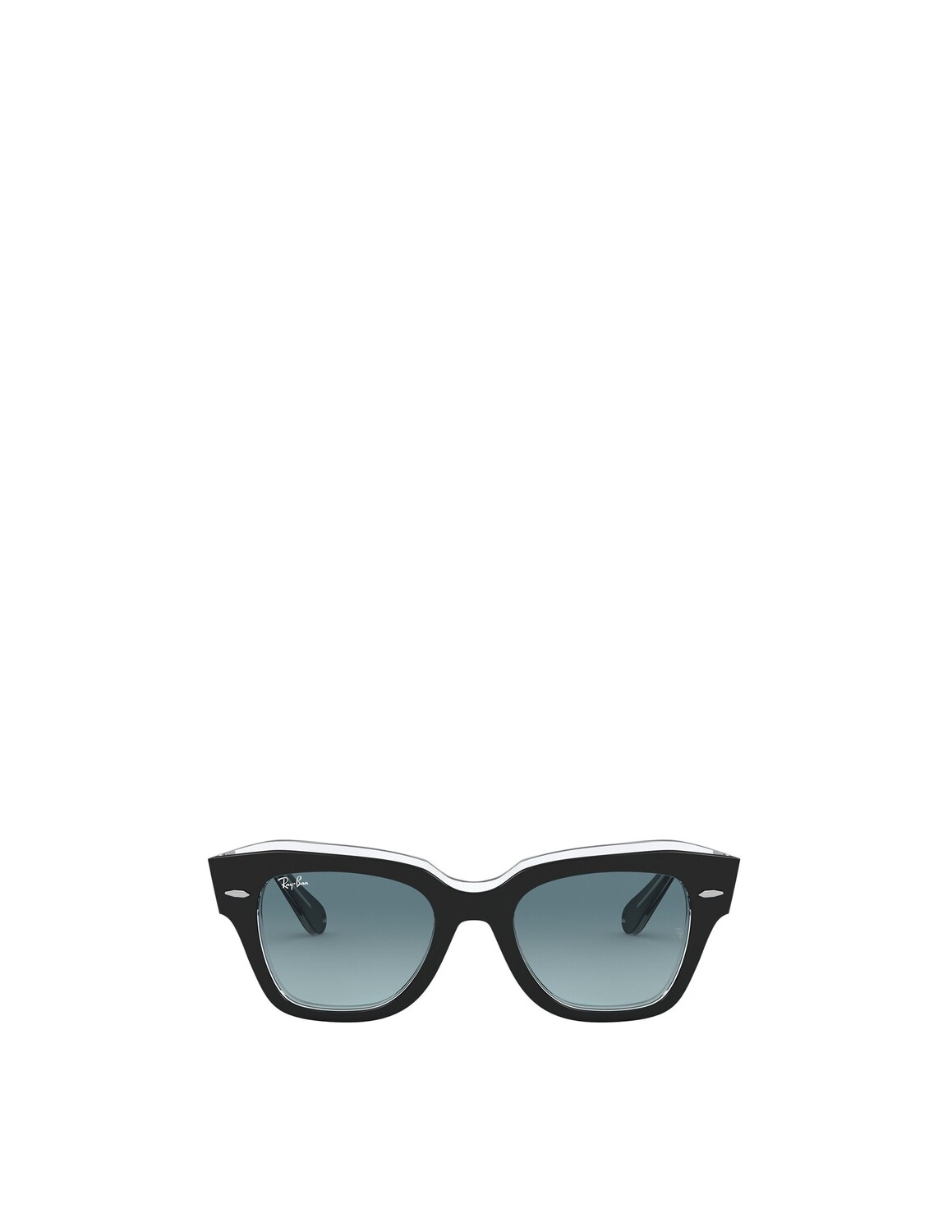 

Солнцезащитные очки State Street Ray-Ban, цвет Black On Trasparent