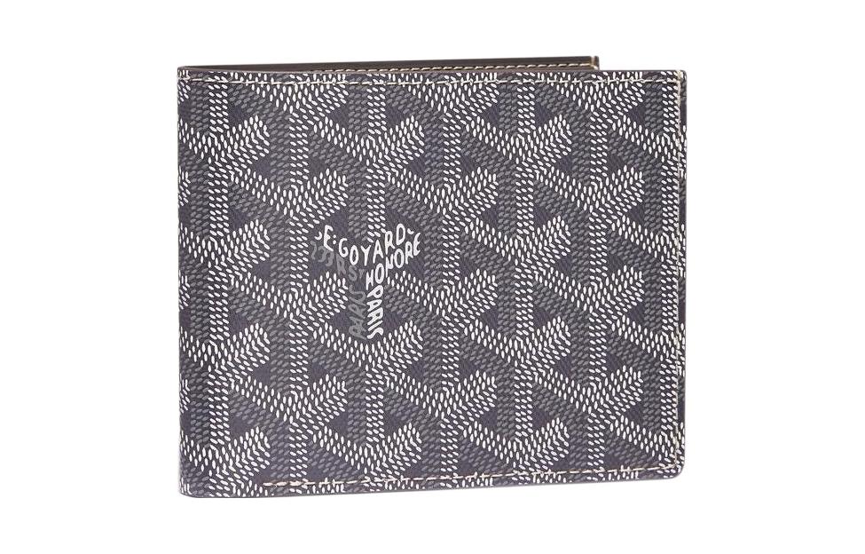 

Победа Холщовый кошелек с кожаными вставками Унисекс 11 цветов GOYARD, серый