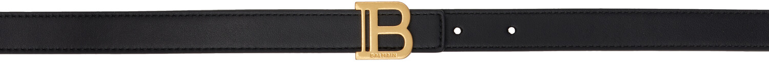 

Тонкий ремень B из телячьей кожи Balmain
