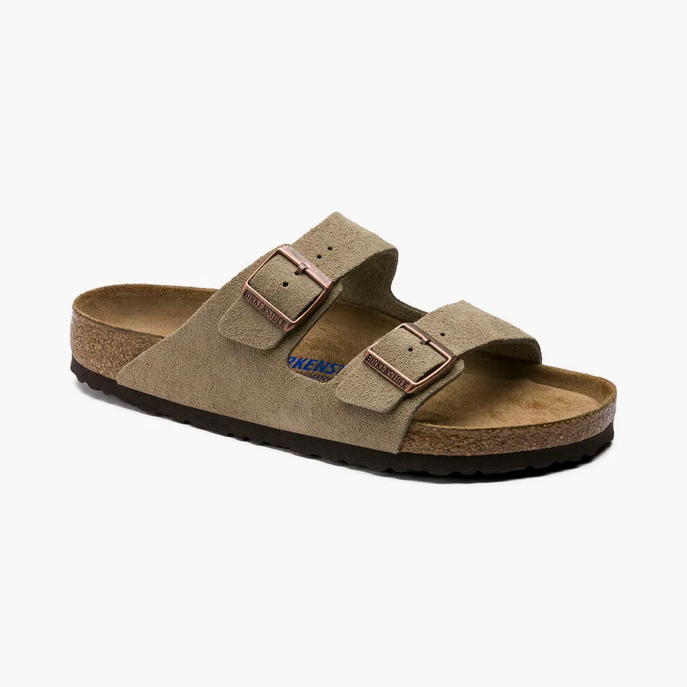 Мужские сандалии Arizona SFB из замши таупового цвета от Birkenstock