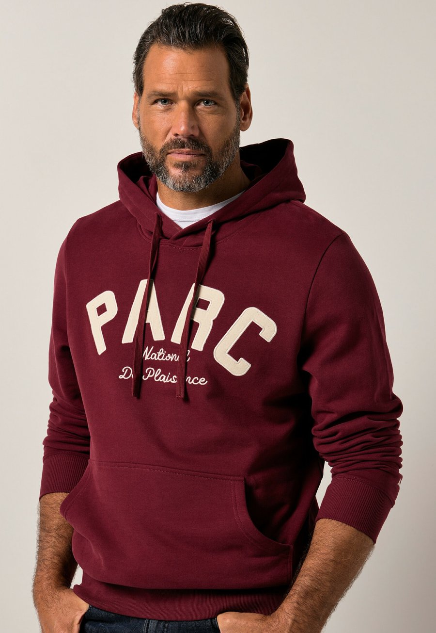 

Худи JP1880 EMBROIDERY BADGES KANGAROO POCKET, Aubergine/Purple