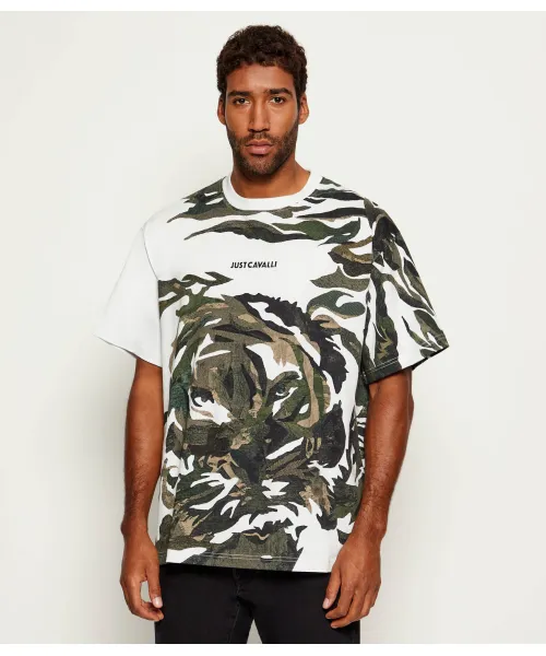 

Футболка Relaxed fit Just Cavalli, белый