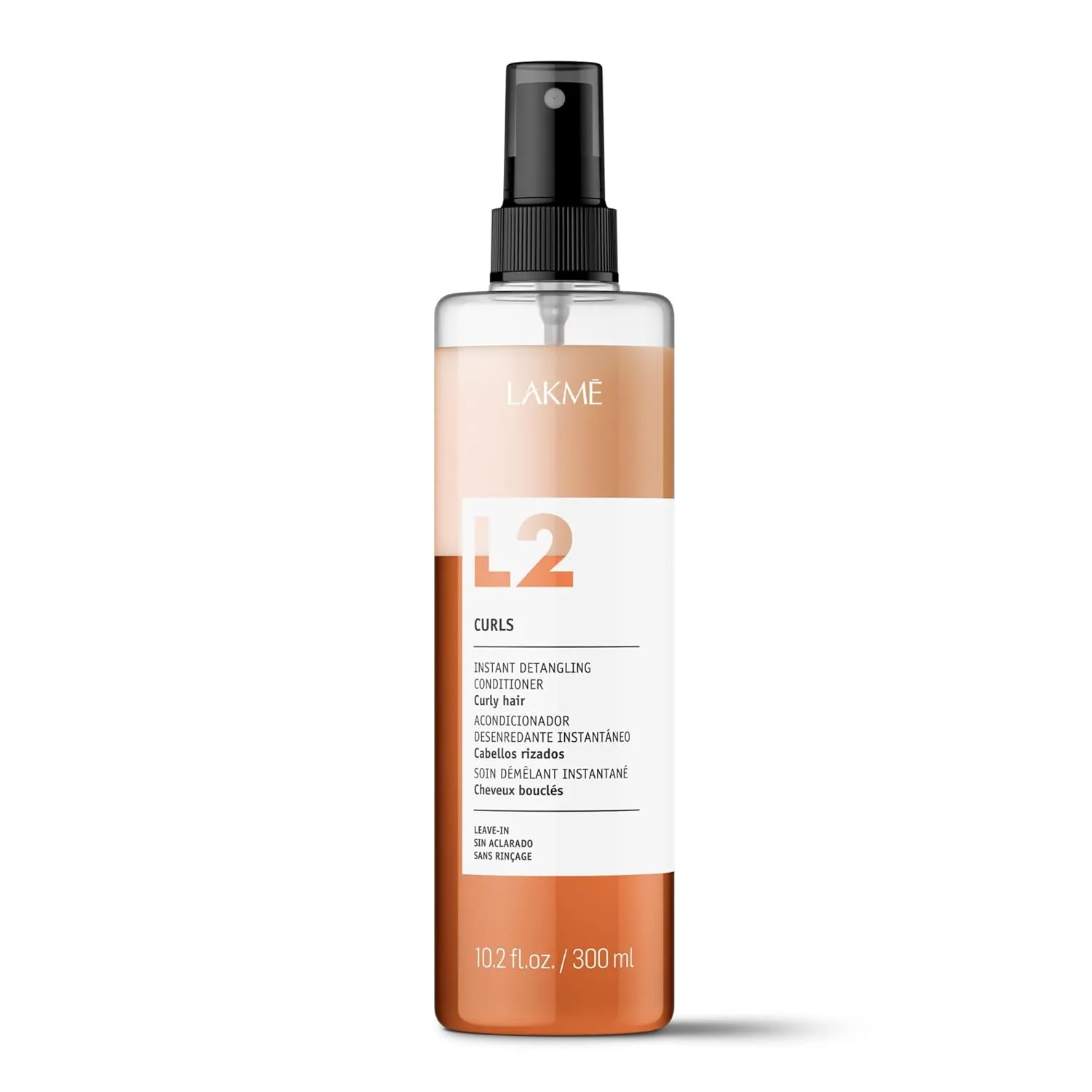 Двухфазный кондиционер Lakmé L2 Curls, спрей для распутывания волос, несмываемый кондиционер-спрей для кудрявых и вьющихся волос. 302 мл