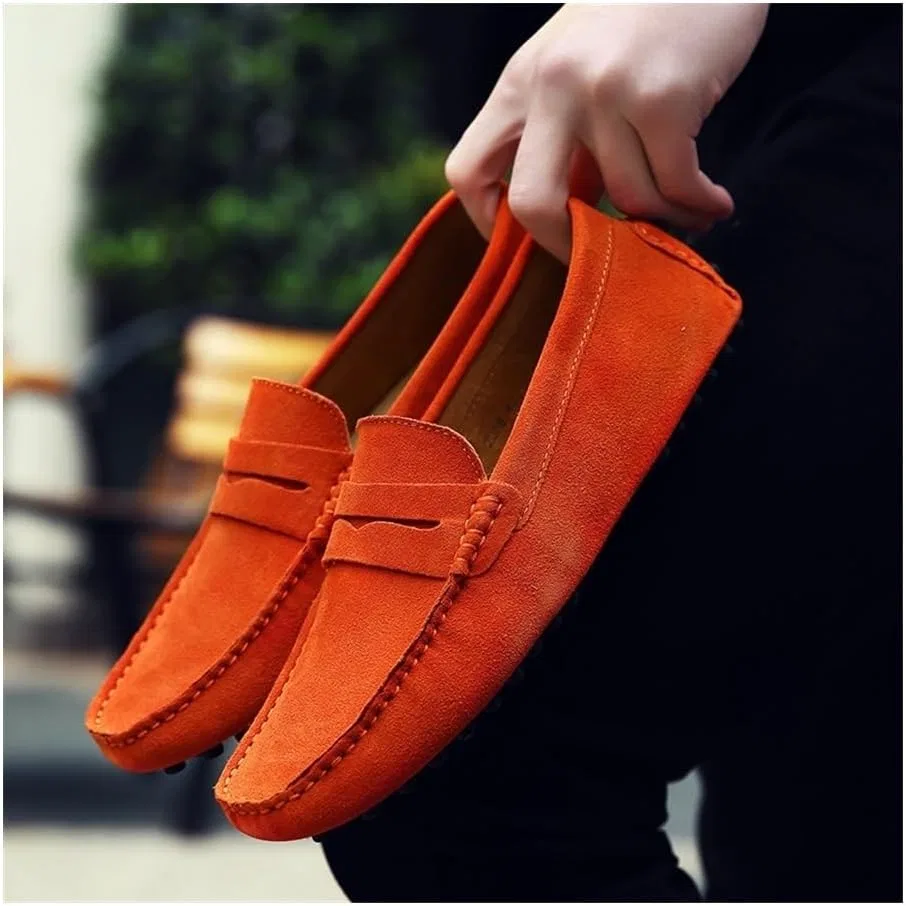 Мокасины мужские на резиновой подошве, Orange TEDALIHAO — фото 2