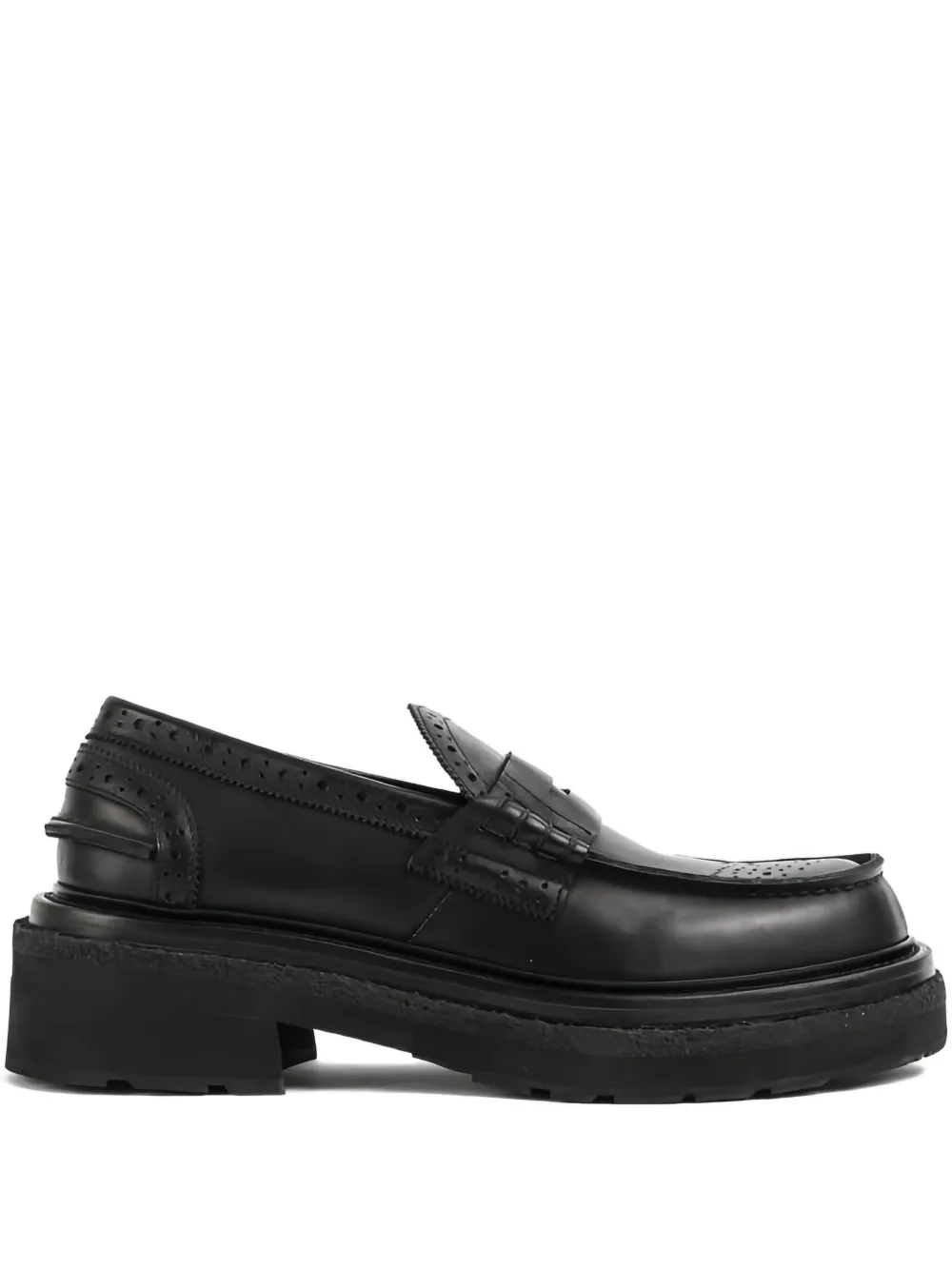 Лоферы Wingtip SACAI, черный