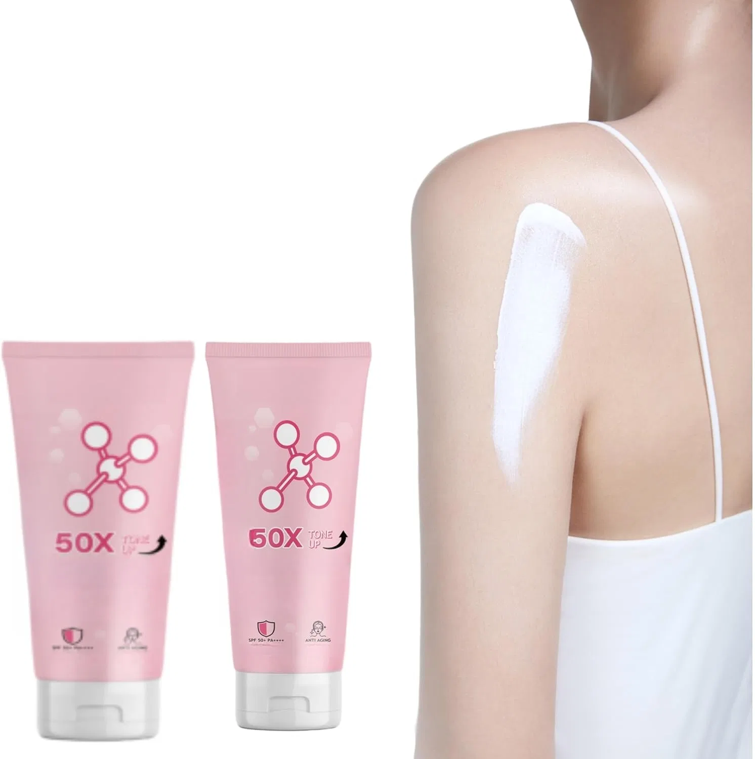 Осветляющий лосьон для тела Glutathione 50x, 2 шт по 100 г Zqsmyxgs
