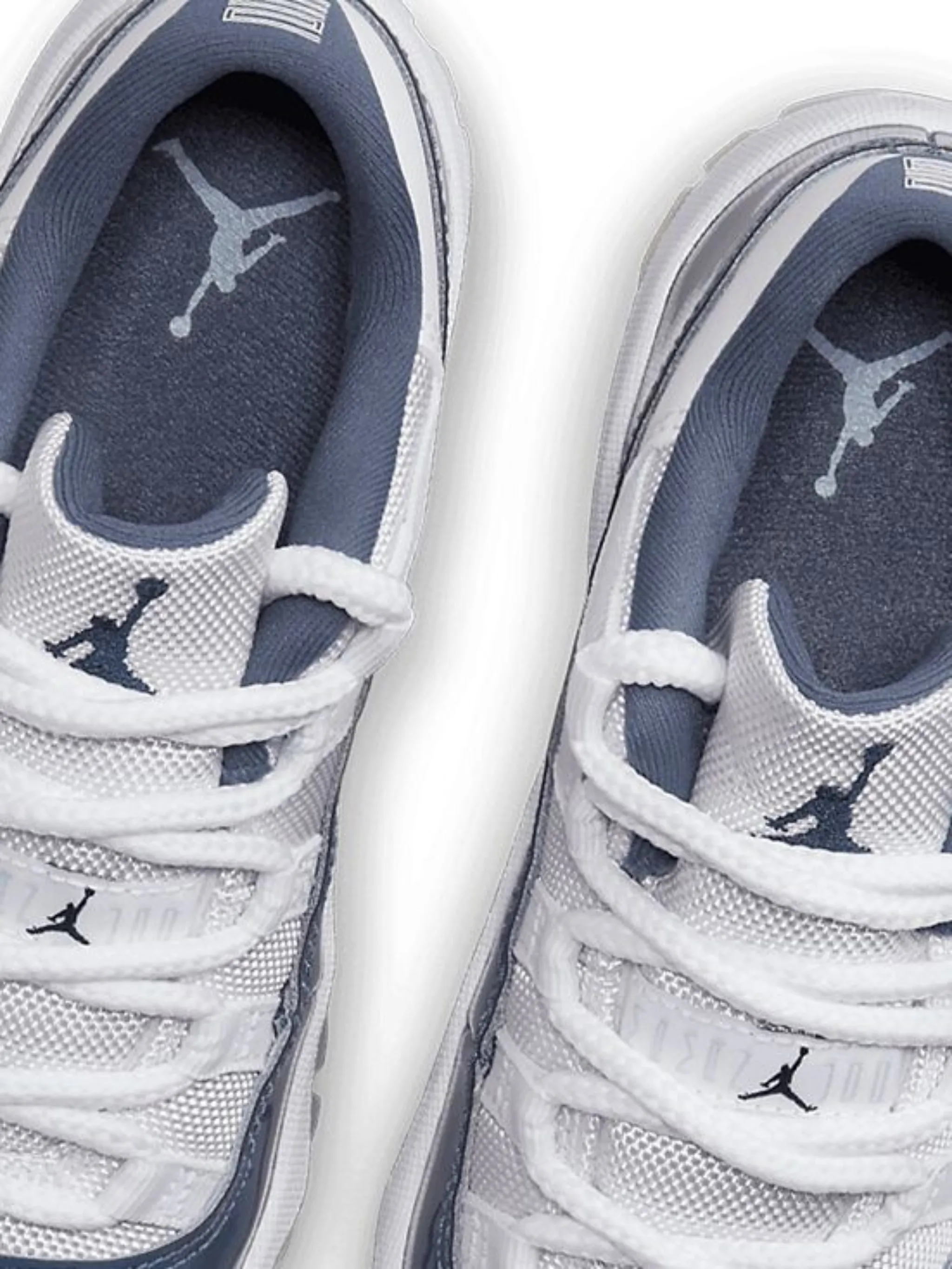 Кроссовки Air Jordan 11 Retro Low Midnight Navy Jordan Kids, белый — фото 2