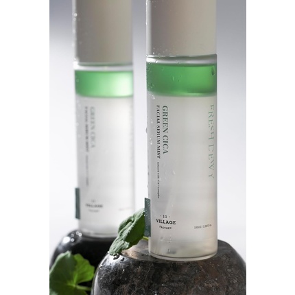 Fresh Dewy Green Cica Facial Serum Mist Корейский спрей для лица для глубокого увлажнения Village11factory — фото 2
