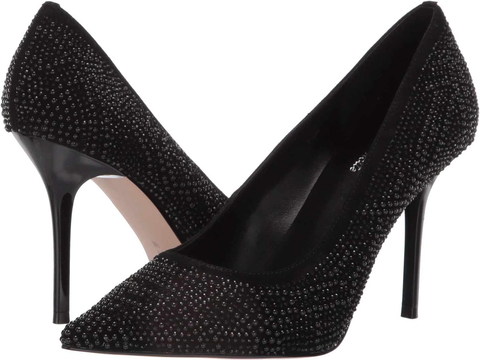 Туфли Vaneli Benno, цвет Black Suede/Black Mix Studs
