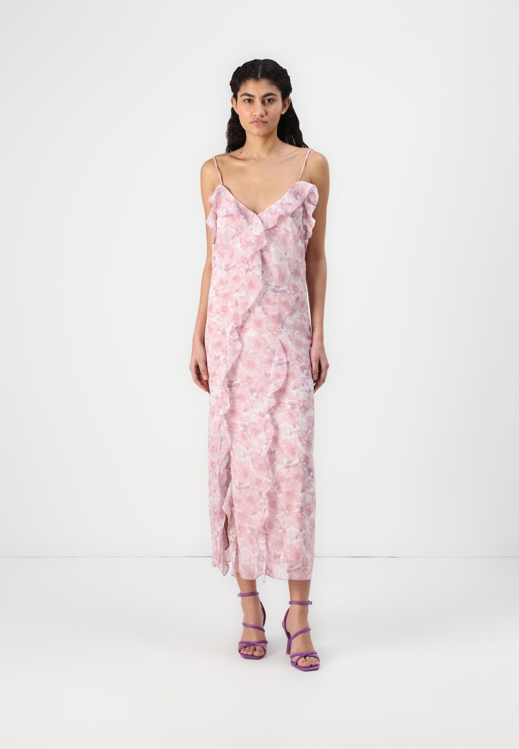 

Вечернее платье VIARIVA FRILL STRAP MIDI DRESS VILA, кремовый