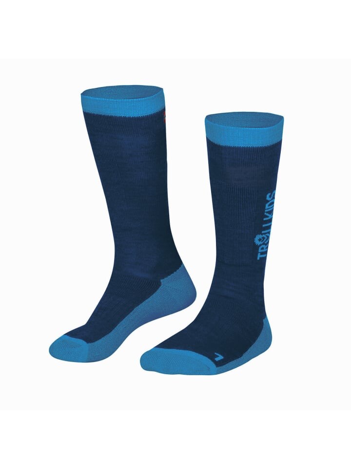 

Носки Trollkids Skisocken, цвет vivid blue
