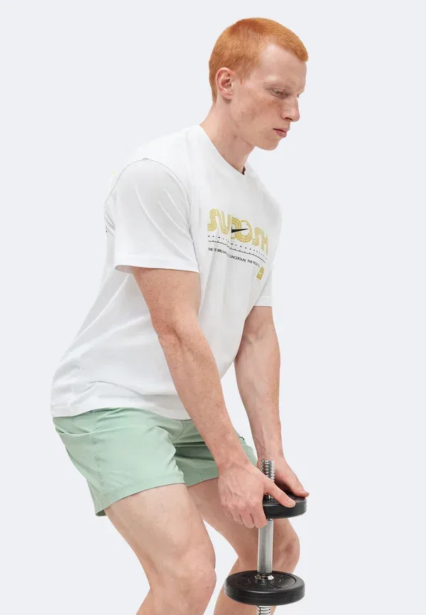 Футболка с принтом Nike Performance, белый — фото 4